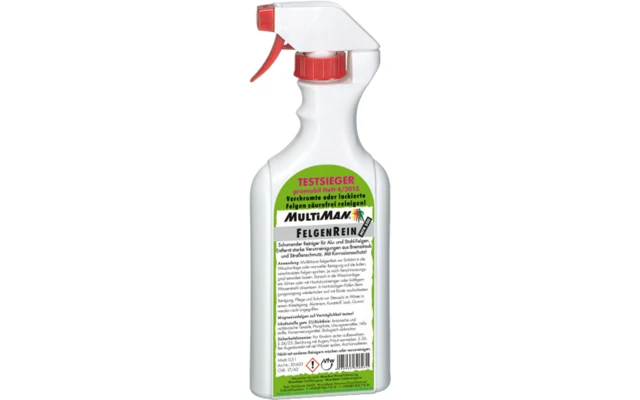 MultiMan Felgenreiniger 500 Pumpsprühflasche 0,5 Liter 3 MultiMan Felgenreiniger 500 Pumpsprühflasche 0,5 Liter