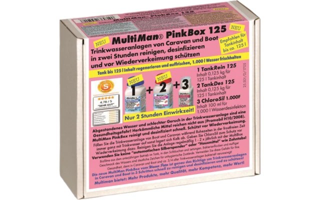 MultiMan MultiBox PinkBox 125 Trinkwasser Desinfizierung 3 MultiMan MultiBox PinkBox 125 Trinkwasser Desinfizierung