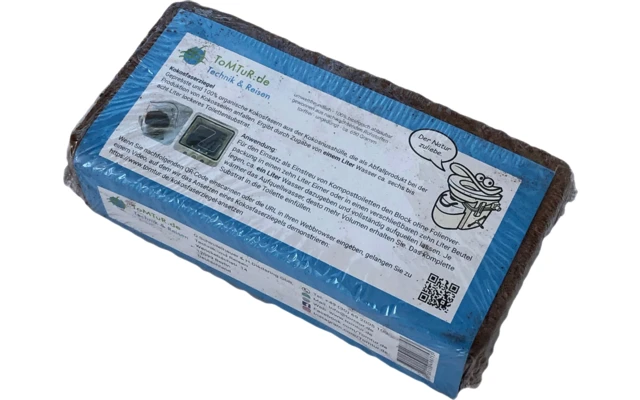 Tomtur Kokosfaserziegel Vorratspack Klein 3 Tomtur Kokosfaserziegel Vorratspack Klein