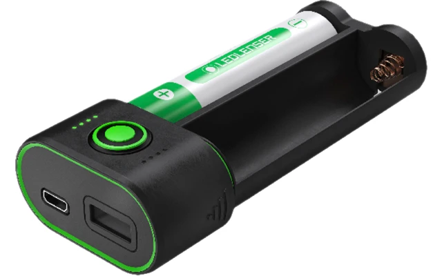 LedLenser Flex3 Powerbank Schwarz/grün 6 LedLenser Flex3 Powerbank Schwarz/grün – Bild 4