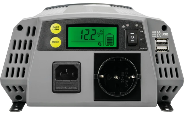 ProUser PSI1000TX Sinus Wechselrichter Mit Solar Laderegler 12 V Auf 230 V / 100 A / 1000 W 4 ProUser PSI1000TX Sinus Wechselrichter Mit Solar Laderegler 12 V Auf 230 V / 100 A / 1000 W – Bild 2