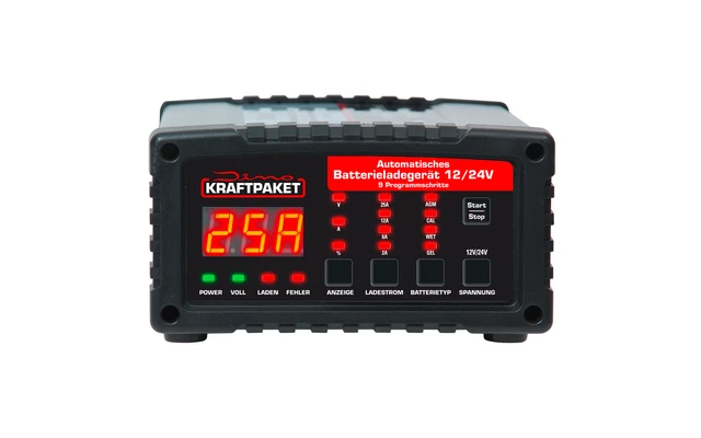 Dino KRAFTPAKET Batterieladegerät 12V/24V 25A 3 Dino KRAFTPAKET Batterieladegerät 12V/24V 25A