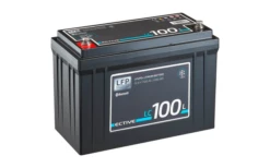 ECTIVE LC 100L BT LT LiFePO4 Lithium Versorgungsbatterie Mit Integrierten Heizplatten / Bluetoothmodul 12 V 100 Ah