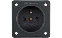 Berker Steckdose Frankreich - Anthrazit Matt