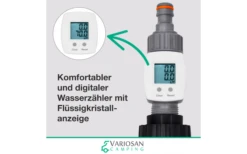 VARIOSAN CAMPING Befüllfilter COUNT Mit Wasseruhr 19028 Für Wohnmobil, Caravan, Wohnwagen Und Boot