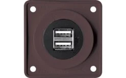 12 V USB Steckdose Anthrazit